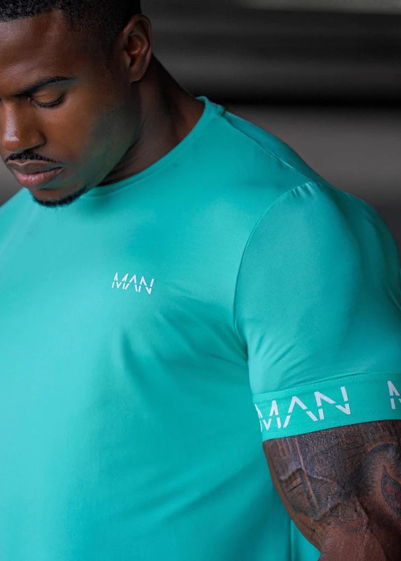 Camisa de compressão masculina da MAN com secagem rápida